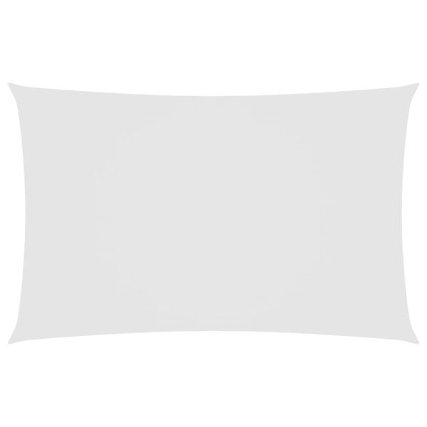 vidaXL Платно-сенник, Оксфорд текстил, правоъгълно, 2,5x5 м, бяло