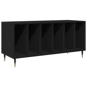 vidaXL Шкаф за грамофонни плочи Черния дъб 100 x 38 x 48 см