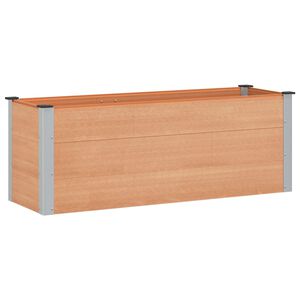 vidaXL Градинска повдигната леха Кафяво 150 x 50 x 54 cm