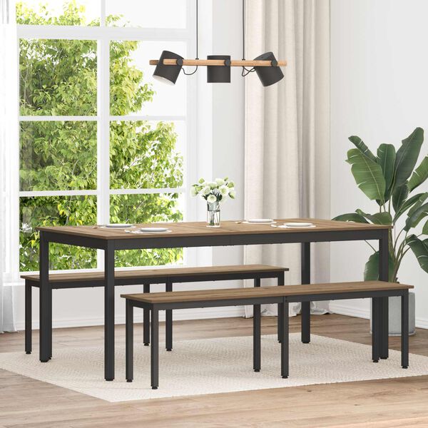 vidaXL Пейка Дъб Артизан 160 x 35 x 45 cm Инженерно дърво