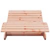 vidaXL Шезлонг, 205x70x31,5 см, дугласко дърво масив