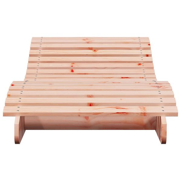 vidaXL Шезлонг, 205x70x31,5 см, дугласко дърво масив