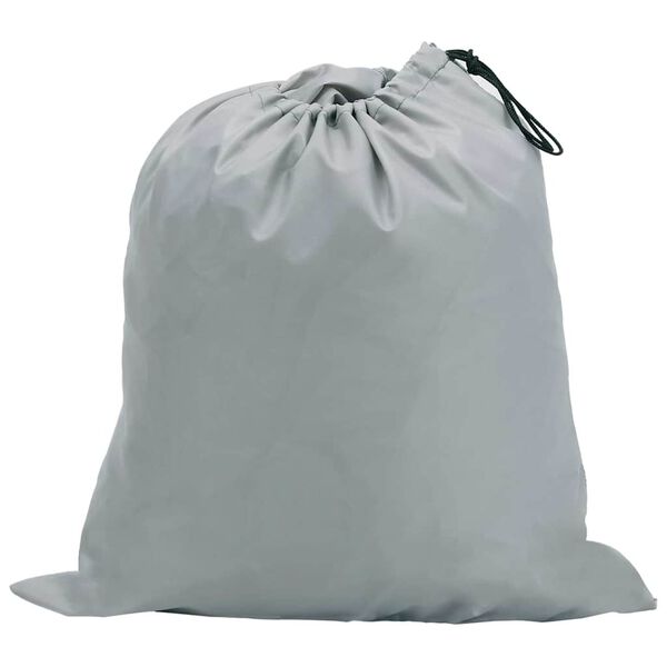 vidaXL Покривало за лодка, сиво, 760x350x40 см