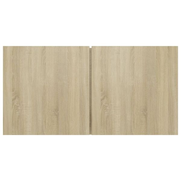 vidaXL Окачен TВ шкаф, дъб сонома, 60x30x30 см, ПДЧ