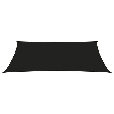 vidaXL Платно-сенник, Оксфорд текстил, правоъгълно, 3x5 м, черно