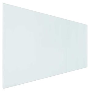 vidaXL Стъклена плоча за камина Прозрачен 120 x 60 cm Стъкло
