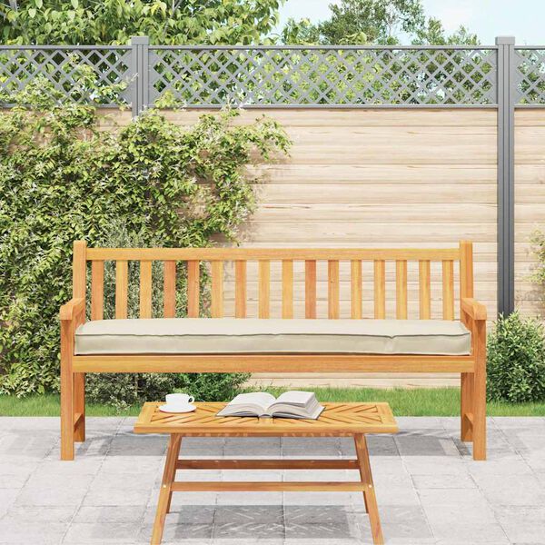 vidaXL Комплект възглавници за палет 2 pcs Крем 200 x 40 x 8 см