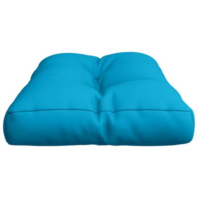 vidaXL Палетна възглавница, синя, 80x40x12 см, текстил