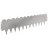 vidaXL Ограда за трева 30 pcs 103 x 25 см Стомана Сребристо