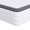 vidaXL Матрак Средно меко 70 x 200 cm Бяло и сиво