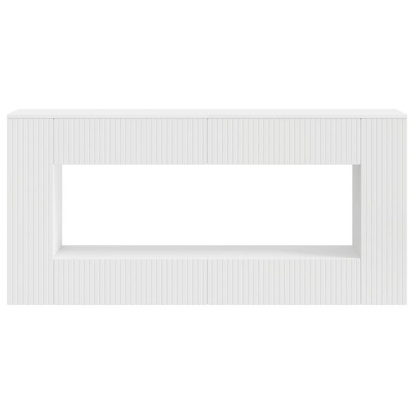 vidaXL Конзолна маса Бял 155 x 29 x 74 см Инженерен дървен материал