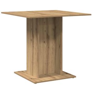 vidaXL Трапезна маса Artisan Oak 80x80x75 cm Инженерна дървесина