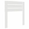 vidaXL Облегалка за глава с таблото Бяло 90 cm Инженерно дърво