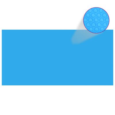 Покривало за басейн 732 x 366 см, син цвят