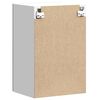 vidaXL Кухненски стенен шкаф, Kalmar, бетонно сив, инженерно дърво