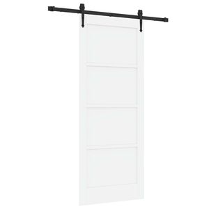 vidaXL Преплъзваща се врата ORKDAL 83 x 202 см Бяло