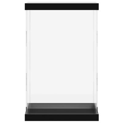 vidaXL Кутия витрина, прозрачна, 22x18x35 см, акрил