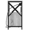 vidaXL Нощен шкаф Сив Сонома 40 x 31 x 60 см Инженерно дърво