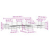 vidaXL Градински комплект диван от 10 части, дугласка ела масив