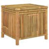 vidaXL Градинска кутия за съхранение, 60x52x55 см, бамбук