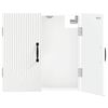 vidaXL Кабинет за дартборд HOORN Бяло 52,5 x 10,5 x 53,5 см