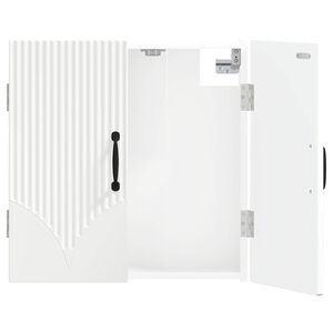 vidaXL Кабинет за дартборд HOORN Бяло 52,5 x 10,5 x 53,5 см