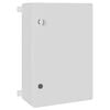 vidaXL Контролен шкаф Сив 47 x 20 x 50 см ABS пластмаса
