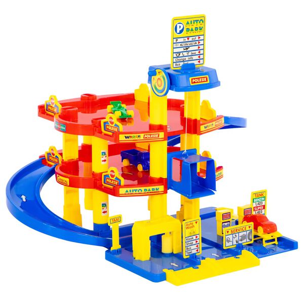 Polesie Wader 5 части комплект паркинг гараж с 3 етажа 59x59x51 см PP