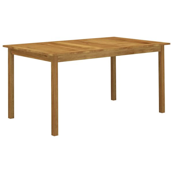 vidaXL Градински трапезен комплект, 9 части, сив