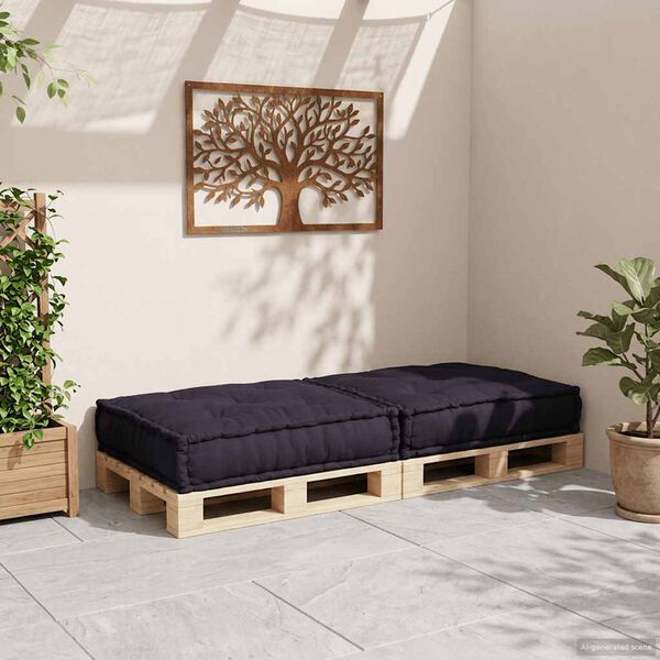 vidaXL Модулен диван антрацит 70x70x36 плат