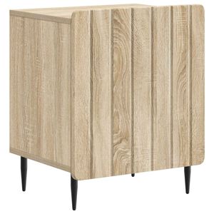 vidaXL Нощен шкаф Дъб сонома 43 x 34,5 x 52 см Инженерна дървесина