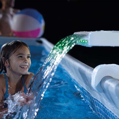 Intex LED водопад за басейн многоцветен 28090