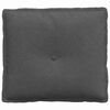 vidaXL Възглавница за гръб Тъмен сив 50 x 45 см Кордюрова тъкан
