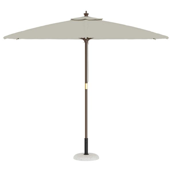 vidaXL Основа за чадър Светло сив камък 45 x 45 x 40 cm Бетонно