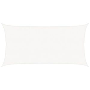 vidaXL Платно-сенник, HDPE, правоъгълно, 2x4 м, бяло