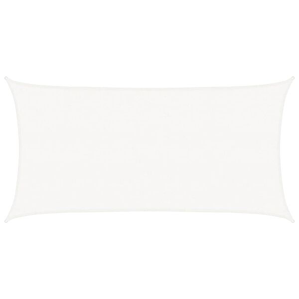 vidaXL Платно-сенник, HDPE, правоъгълно, 2x4 м, бяло