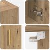 vidaXL Стенен шкаф дъб артизан 60 x 31 x 70 см Инженерно дърво