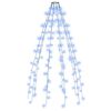 vidaXL Коледни лампички за елха тип мрежа, 150 LED, сини, 150 см