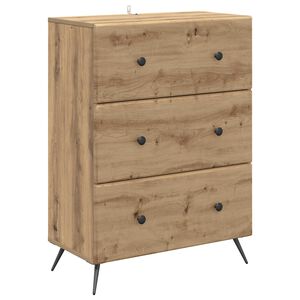vidaXL Чекмеджетен шкаф 66 x 34,5 x 90 см Инженерна дървесина