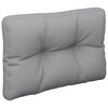 vidaXL Палетни възглавници, 5 бр, сиви, текстил