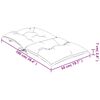 vidaXL Възглавници за градински столове 4 бр тюркоаз 100x50x7 см плат