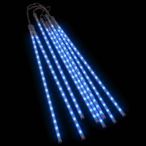 vidaXL Светещи метеори 8 бр 50 см сини 288 LED закрито/открито