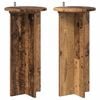 vidaXL Стойка за растения 2 бр. Старо дърво 29,5 x 29,5 x 60 см