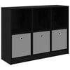 vidaXL Служебен шкаф Черния дъб 102 x 32 x 73,5 см