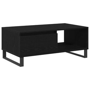 vidaXL Масичка за кафе Черния дъб 90 x 50 x 36,5 см