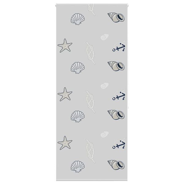 vidaXL Ролетна щора за баня 90x240 см Ширина на плата 86 см