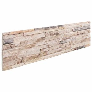 vidaXL Стенни панели 10 бр. 100 x 25 cm Бяло и червено EPS пяна