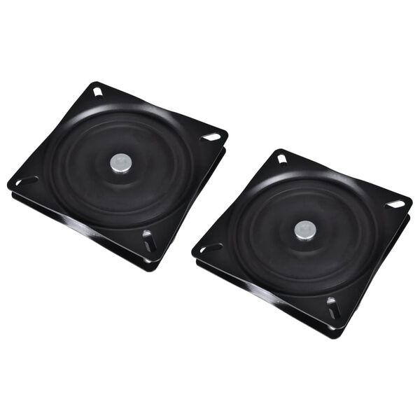 vidaXL Въртящи се механизми за седалки на лодки, 2 бр, 160x160x2,5 мм