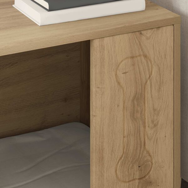 vidaXL Кучешка къща Дъб Артизан 44 x 42 x 49 см Инженерно дърво