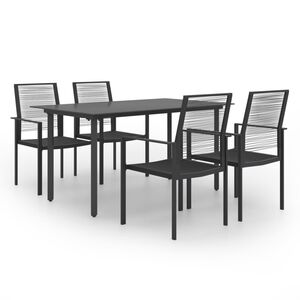 vidaXL Градински трапезен комплект, 5 части
